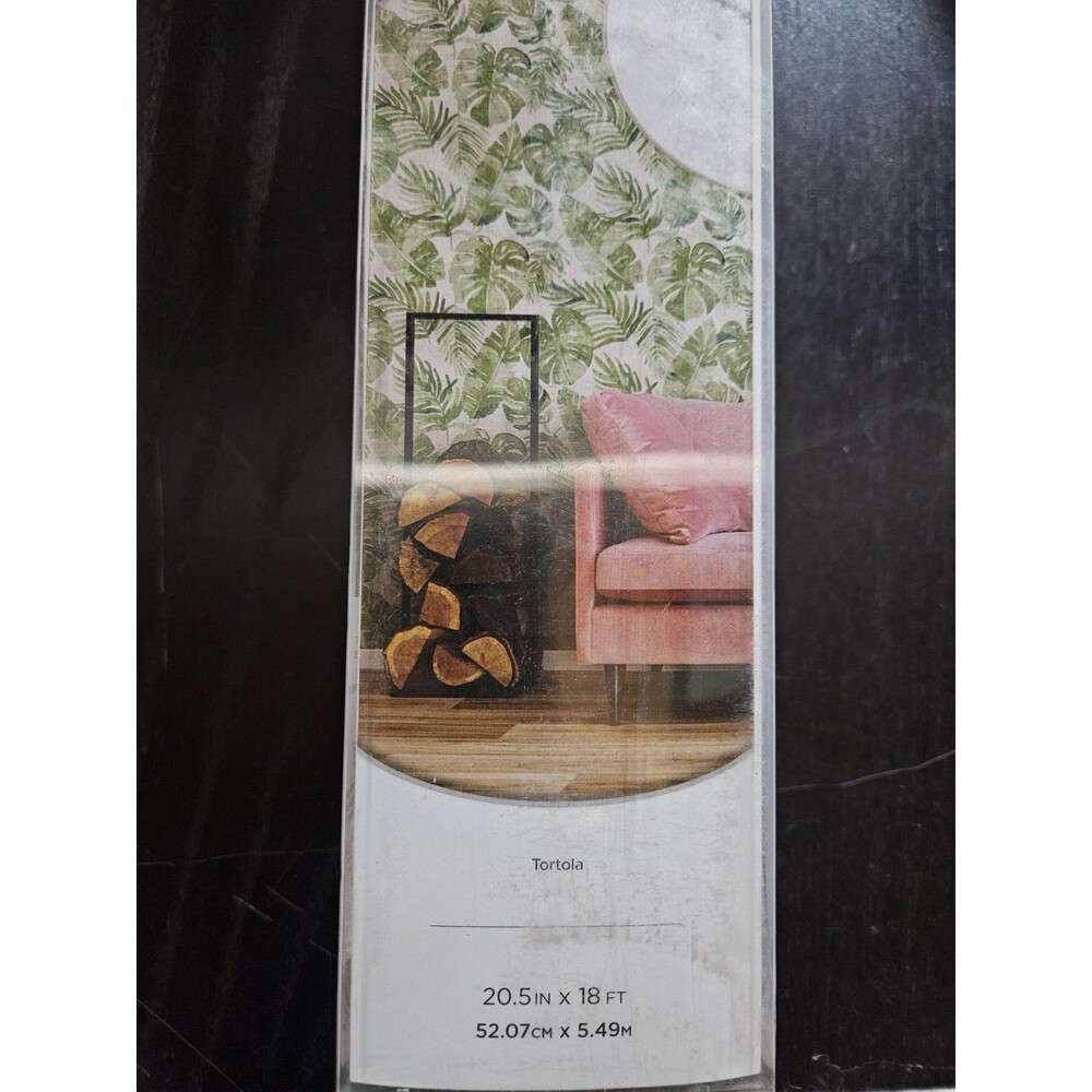 NuWallpaper Tortola Tropical Green Vinyl Peel & Stick Wallpaper (30.75 Sq. Ft.)